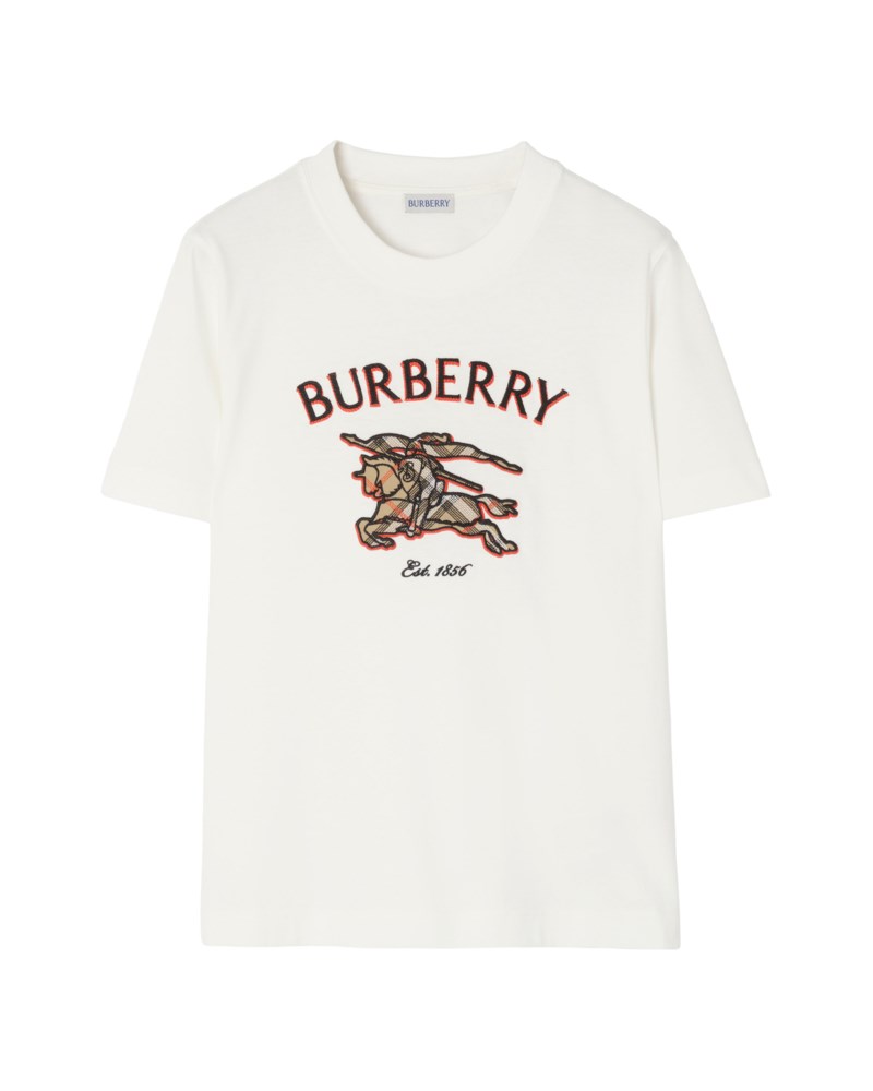 T-shirt knight check cotton
