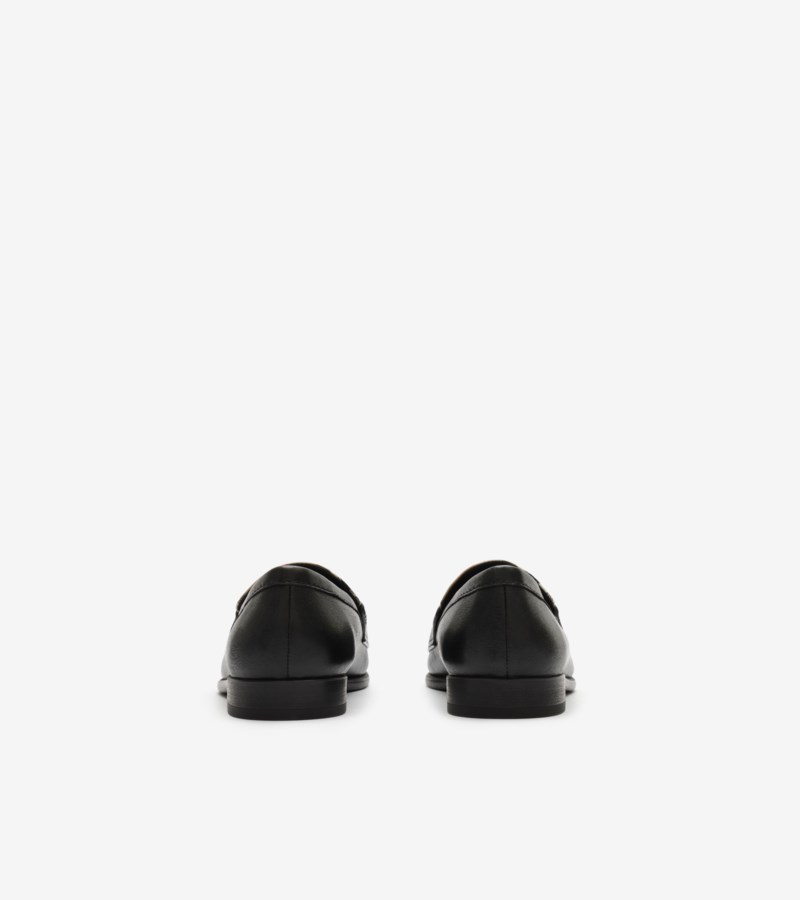 Burberry Loafers check and leather opal dam – bild 4
