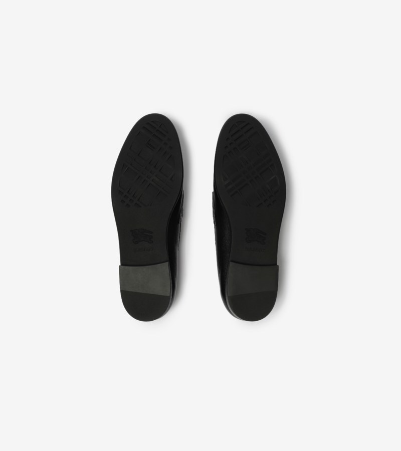 Burberry Loafers check and leather opal dam – bild 5