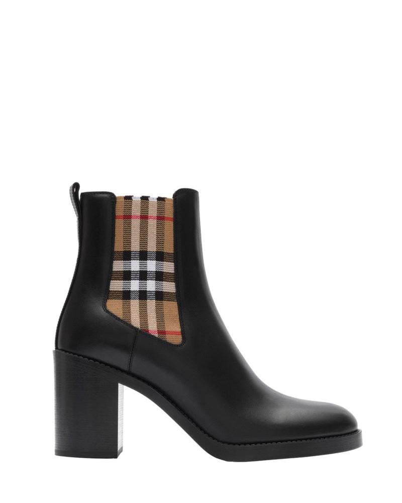 Boots leather hampstead heel