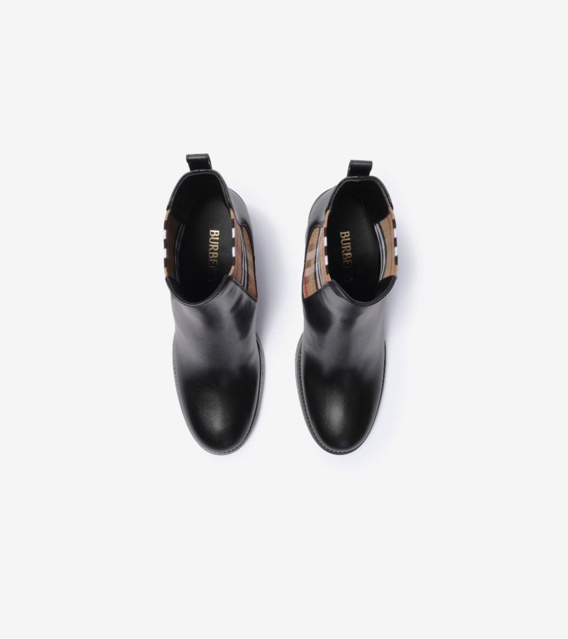 Burberry Boots leather hampstead heel dam – bild 2