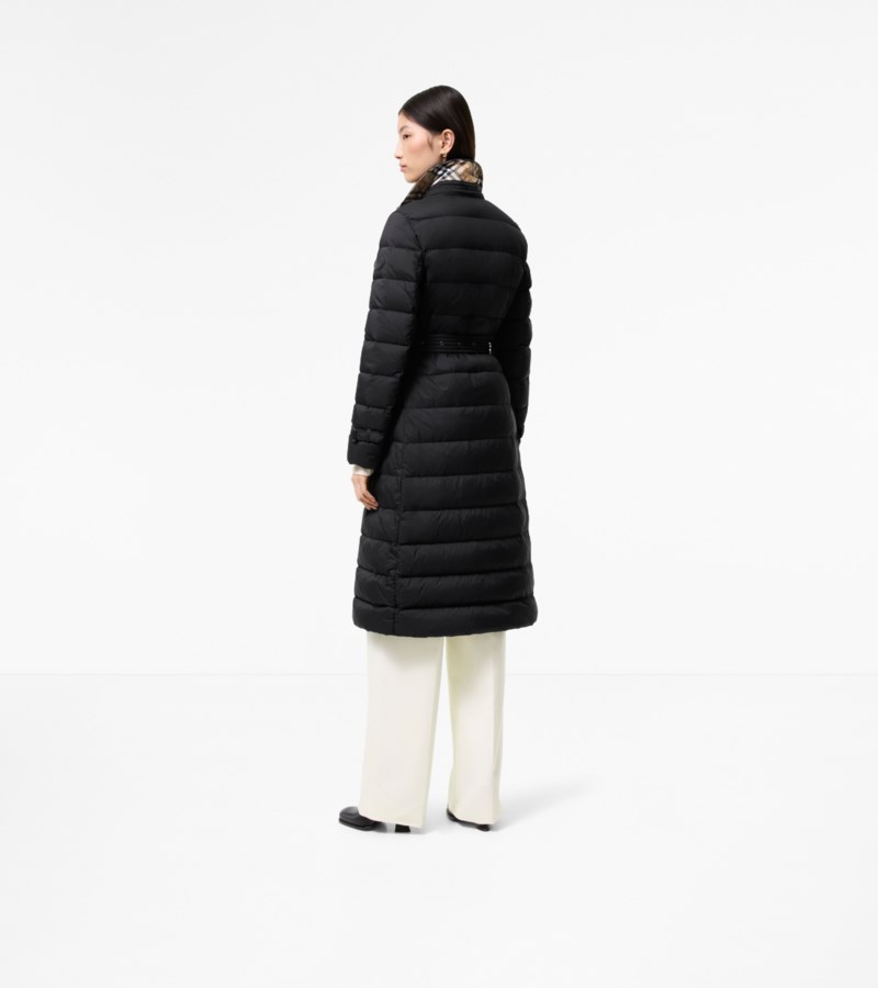Burberry Long nylon audley puffer coat jackor dam – bild 2