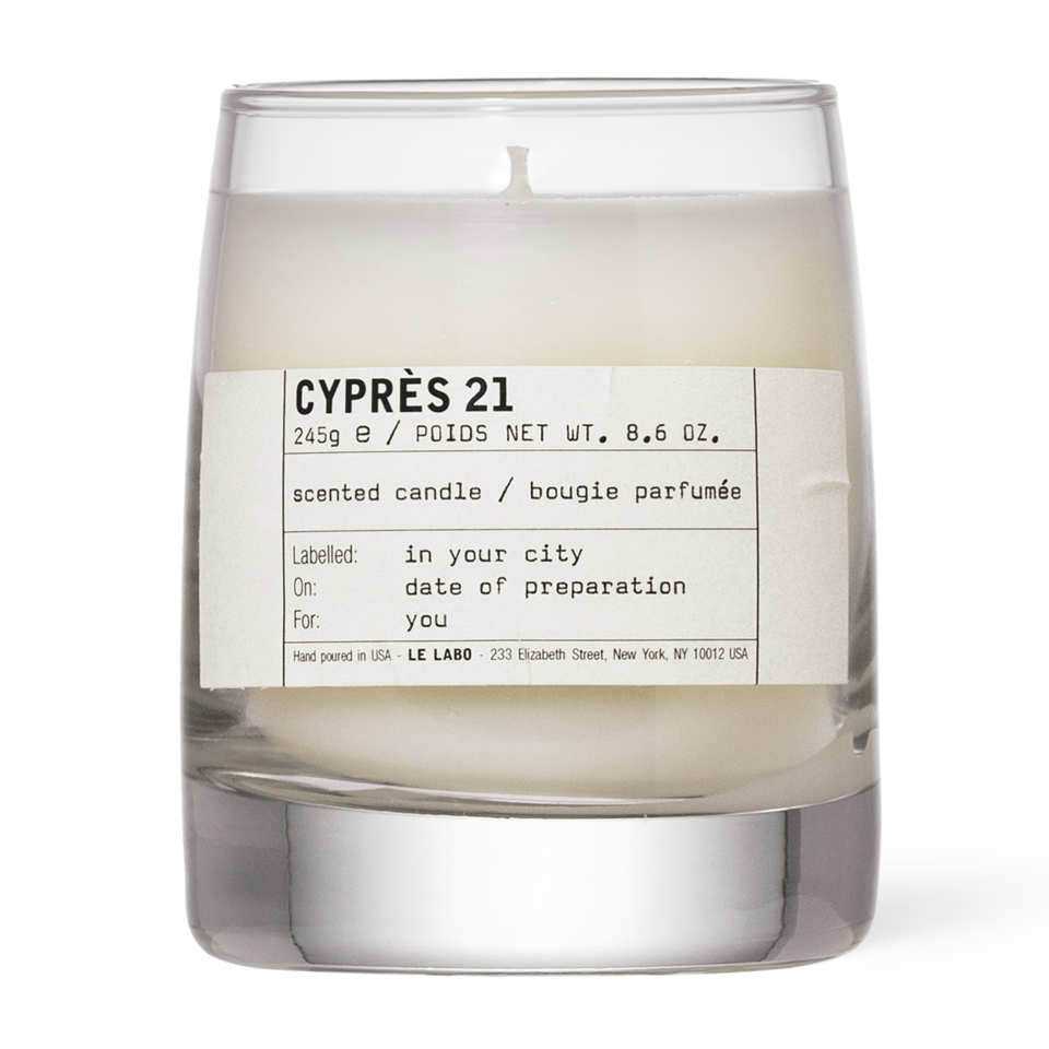 Cyprès 21 classic candle vit 245 g, vit från Le Labo