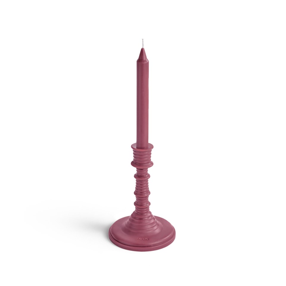 Beetrot candle holder pink 1 pcs, pink från Loewe Perfumes
