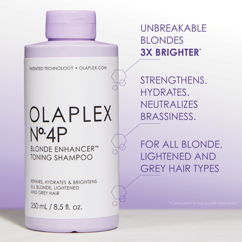 OLAPLEX Nº4p Blond Förstärkande Toning Schampo silvershampoo dam – bild 3