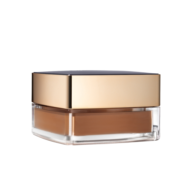 Double wear loose powder deep matte