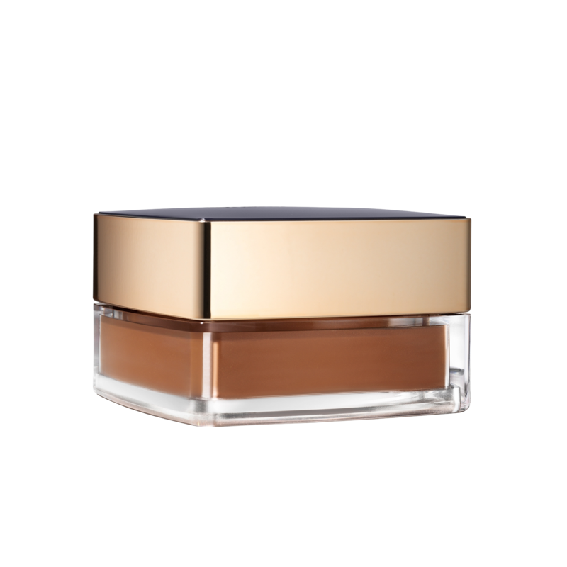 Double wear loose powder deep soft glow