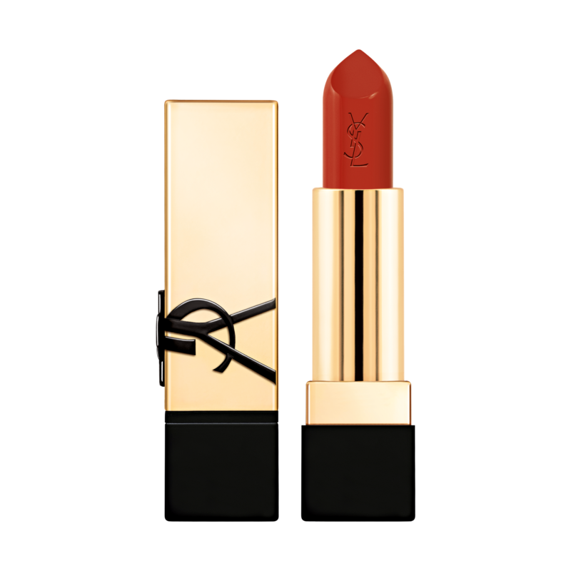Rouge pur couture pure color-in-care satin lipstick o4 rusty orange