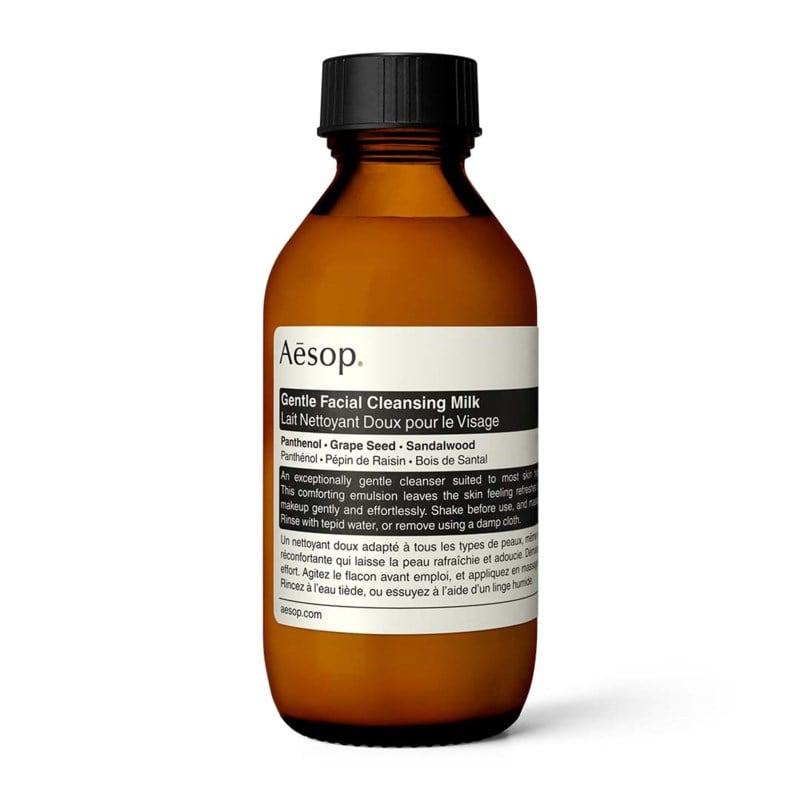 Gentle facial cleansing milk