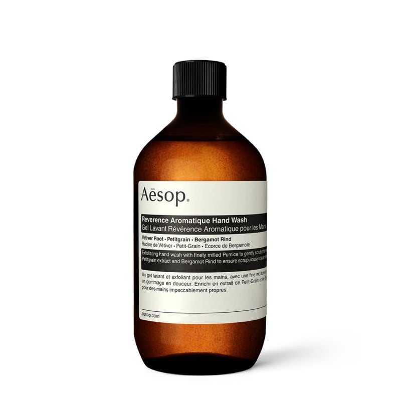 Reverence aromatique hand wash with screw cap