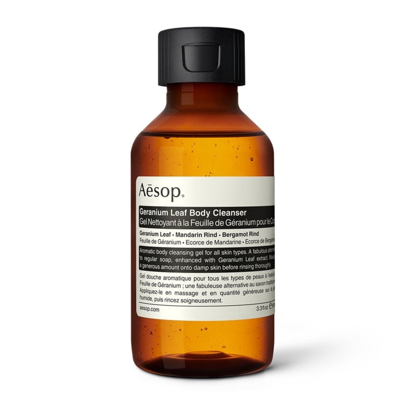 Geranium leaf body cleanser