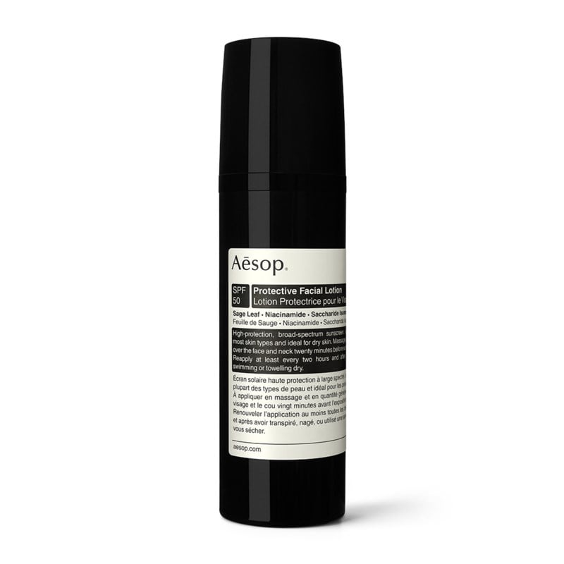 Protective facial lotion spf50