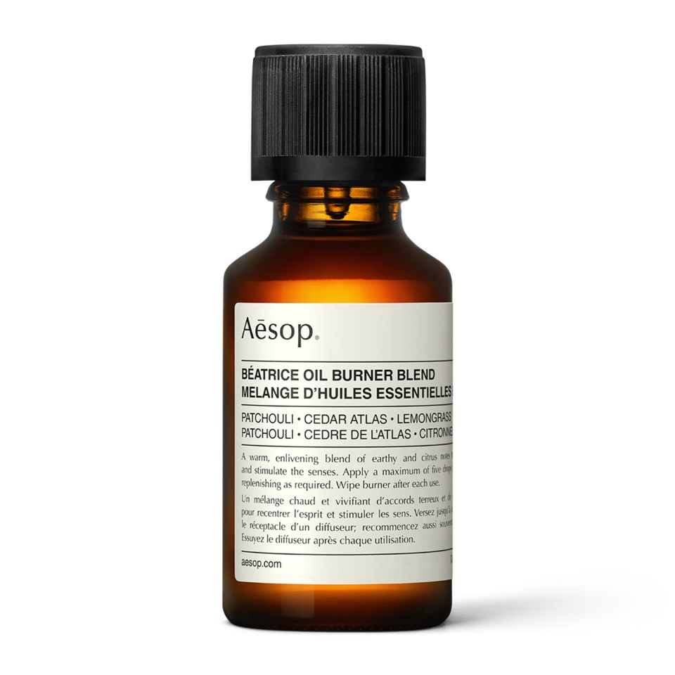 Beatrice oil burner blend transparent, transparent från Aesop