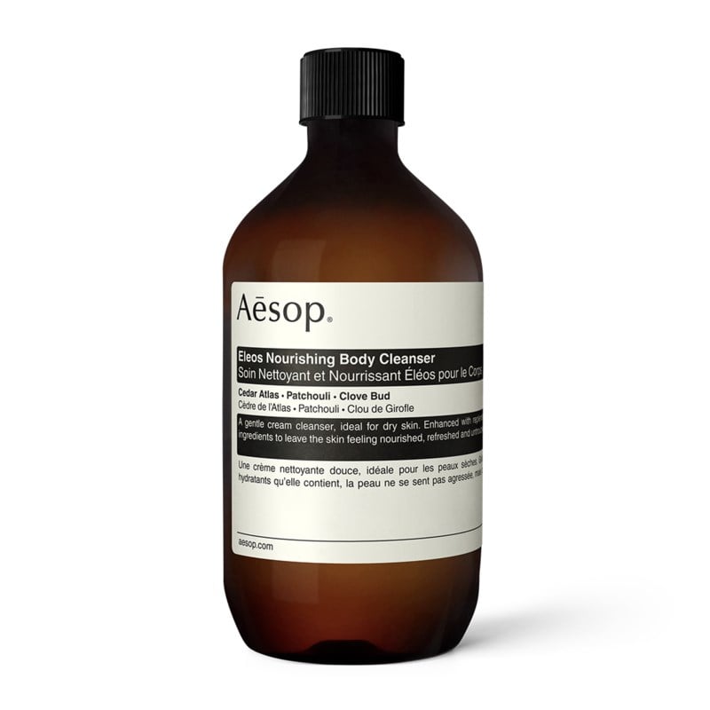 Eleos nourishing body cleanser with screw cap
