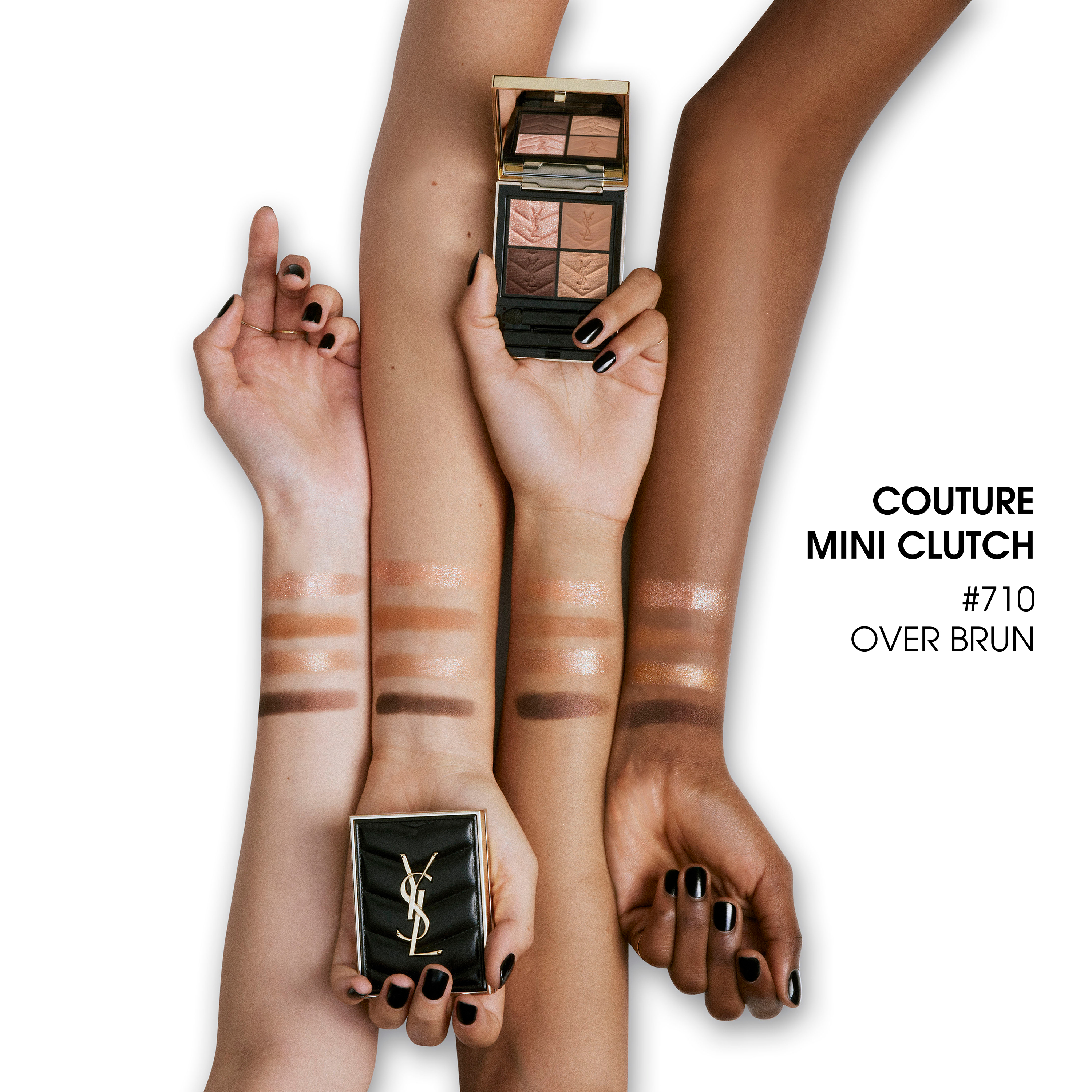 Yves Saint Laurent - Couture mini clutch 710 over brun | NK