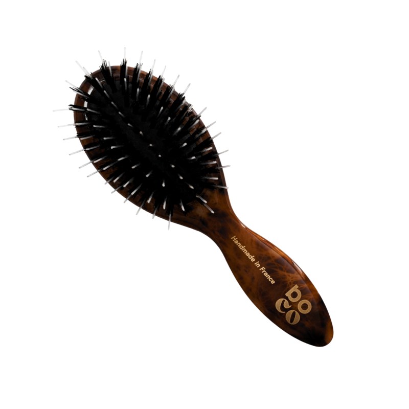 Signature hairbrush boar & nylon brun