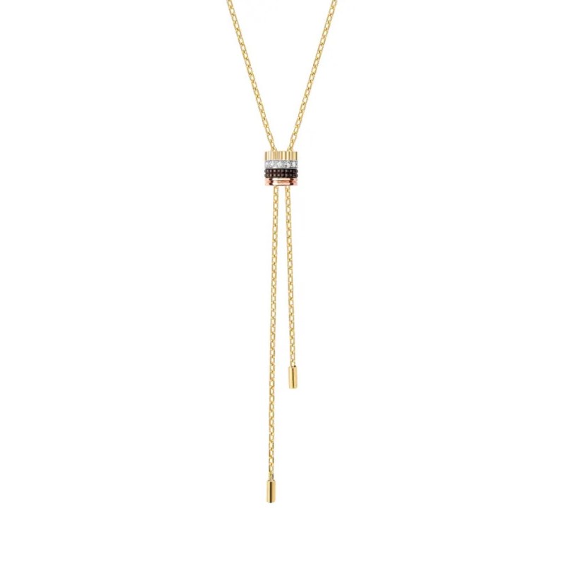 Quatre classique tie necklace, small