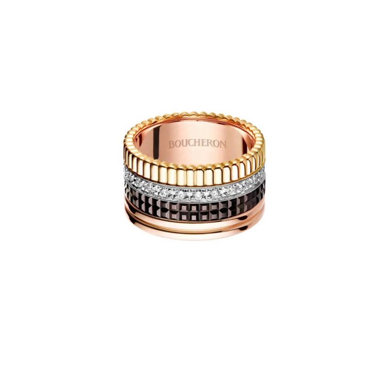 Quatre classique large ring 0.51 ct