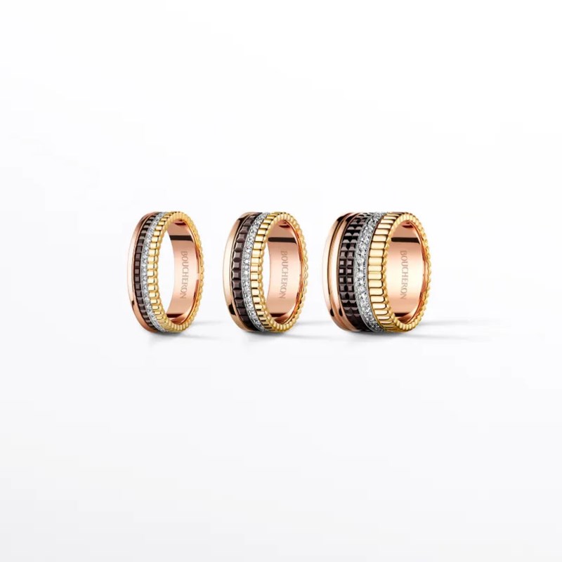 Boucheron Quatre classique large ring 0.51 ct dam – bild 2