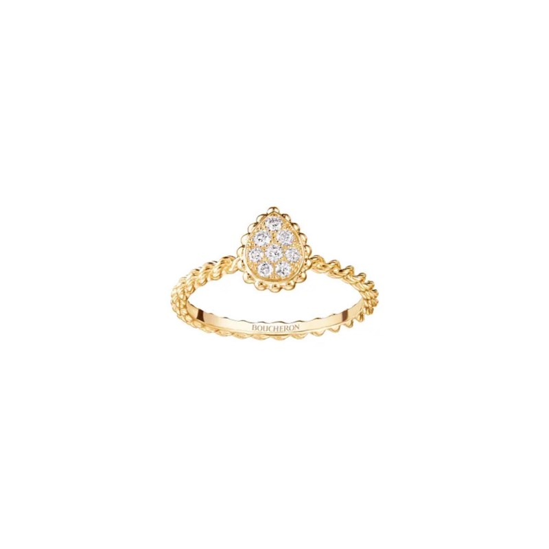 Serpent bohème ring xs motif yg