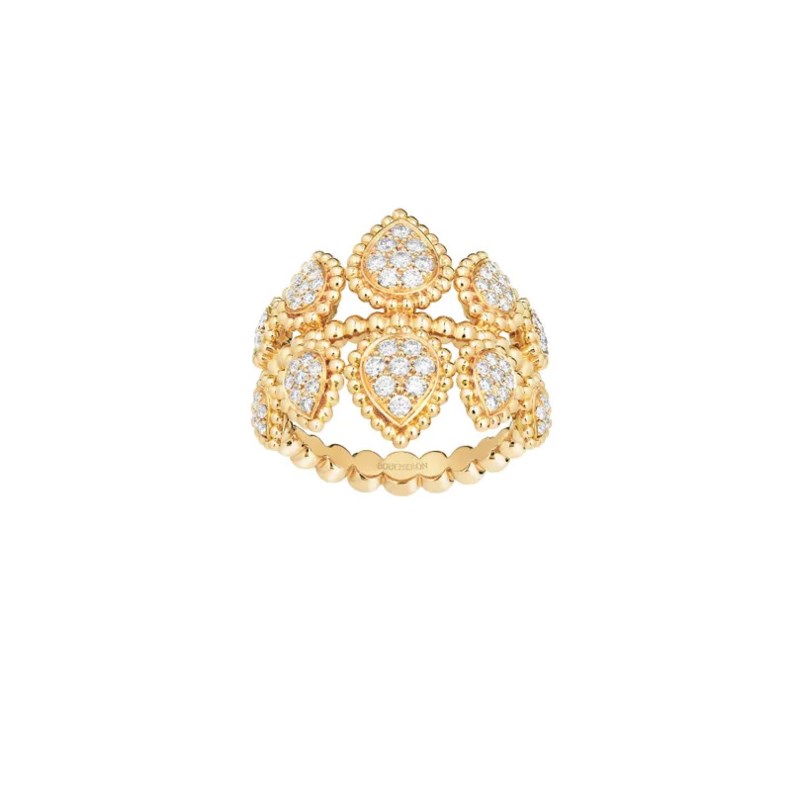 Serpent bohème ring, multi-pattern 0.50 ct