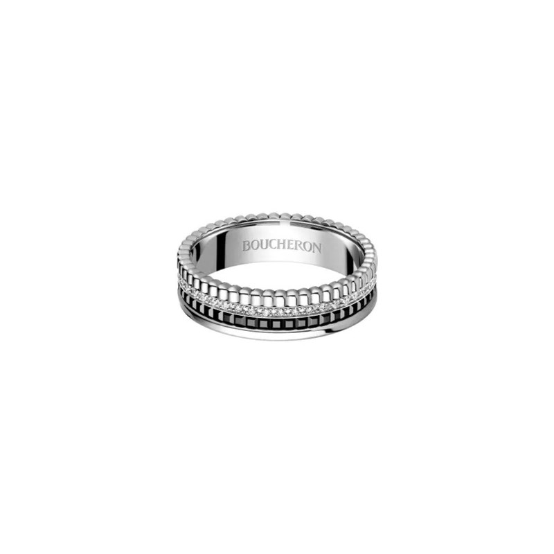 Quatre black edition ring xs 0.13 ct