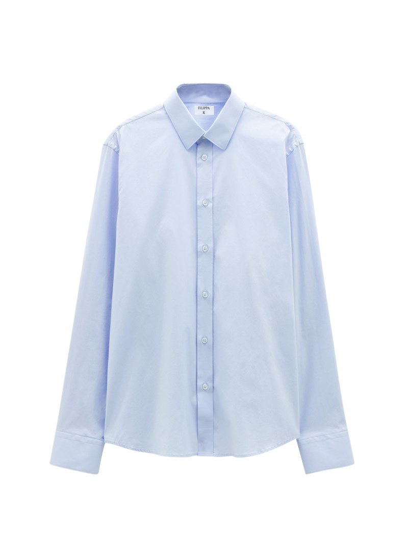 Casual skjorta paul stretch shirt light blue 1