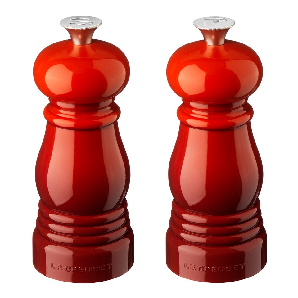 Salt-och pepparkvarn set röd 11 cm, röd från Le Creuset