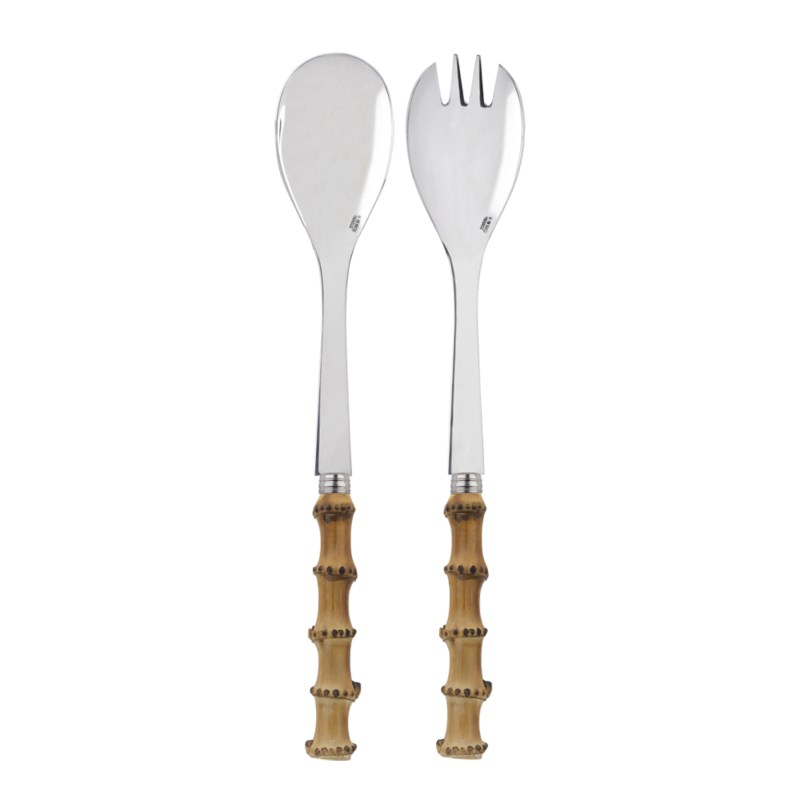 Panda salladsbestick 2 delar bambu