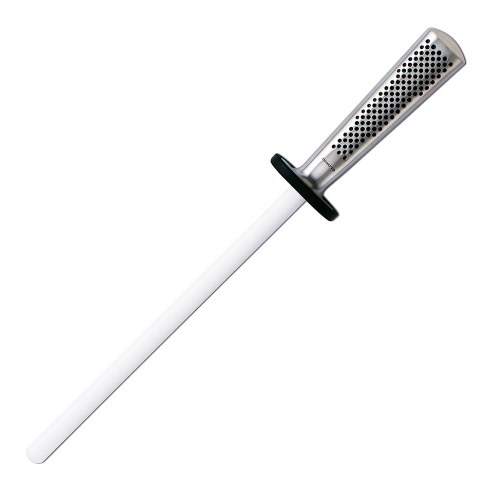 Skärpstav keramisk med skydd rostfritt 24 cm, rostfritt från Global