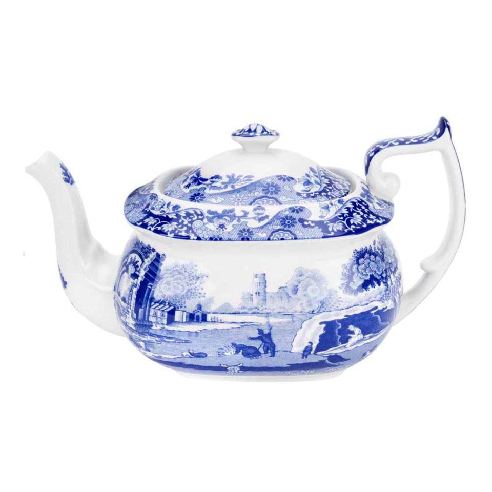 Blue italian tekanna blå/vit 1 l, blå/vit från Spode