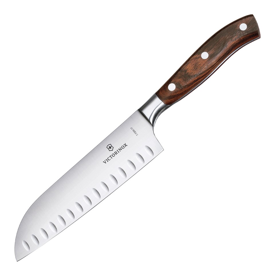 Grand maitre santokukniv räfflad rosenträ 17 cm, rosenträ från Victorinox