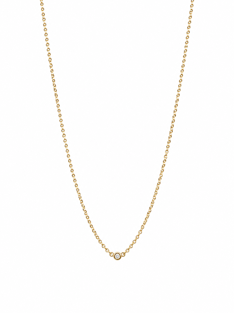 My first diamond necklace
