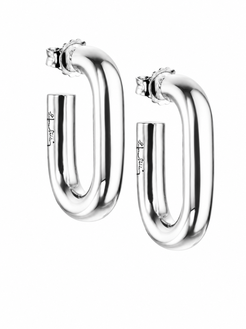 Chunky hoops earrings