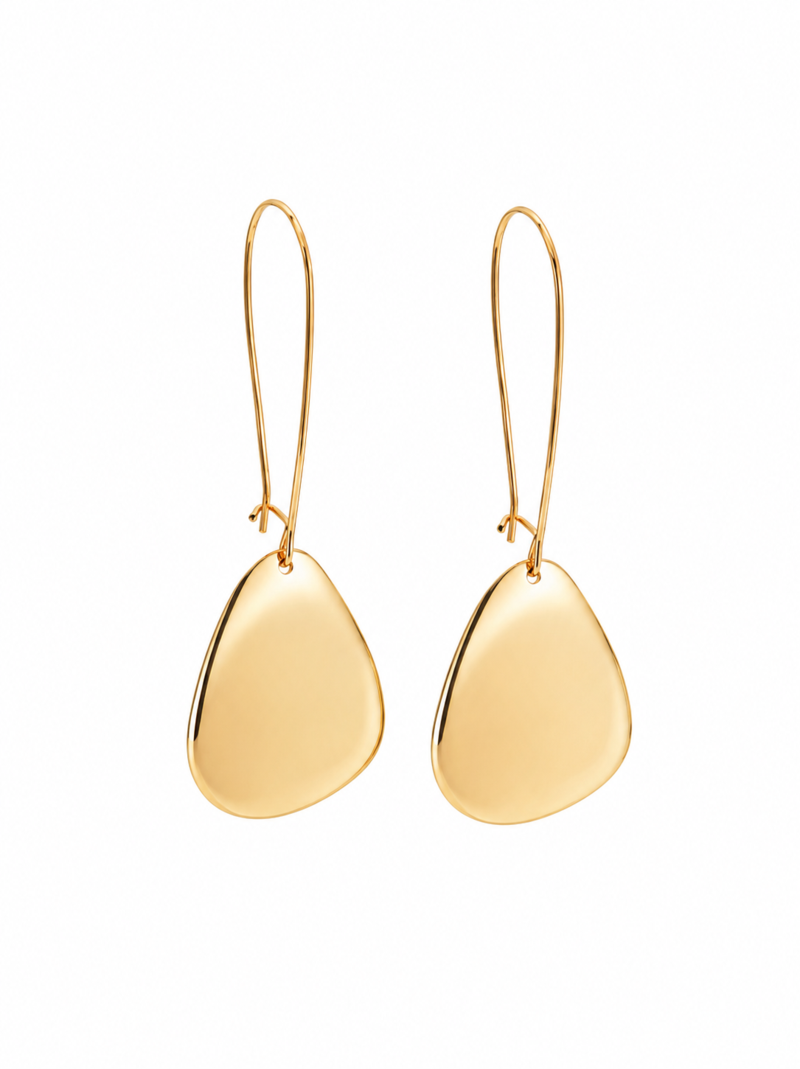 Little rose petal earrings