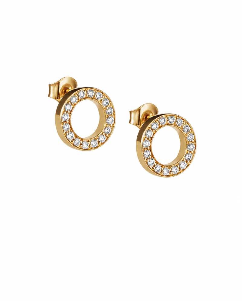 Circle of love earrings