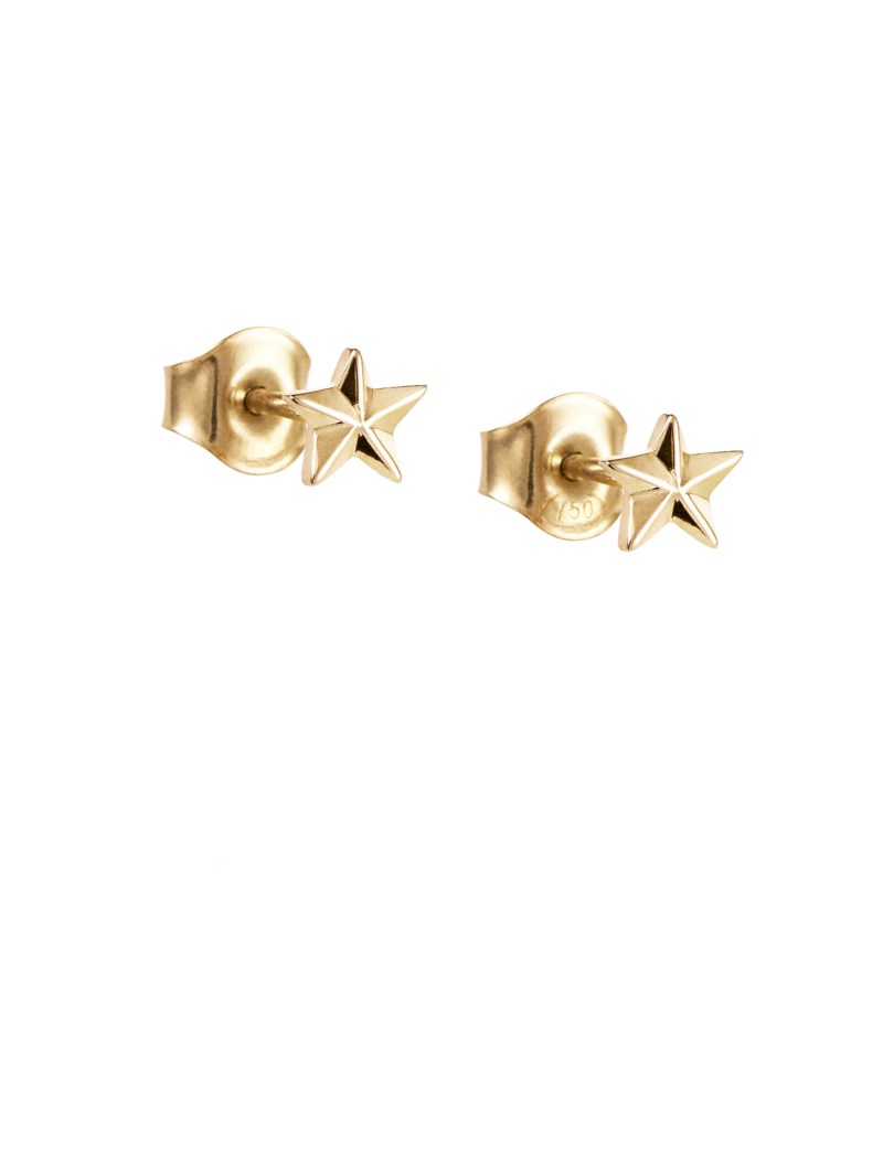 Micro catch a falling star earrings