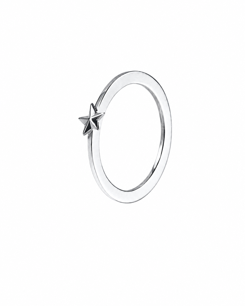 Micro catch a falling star ring