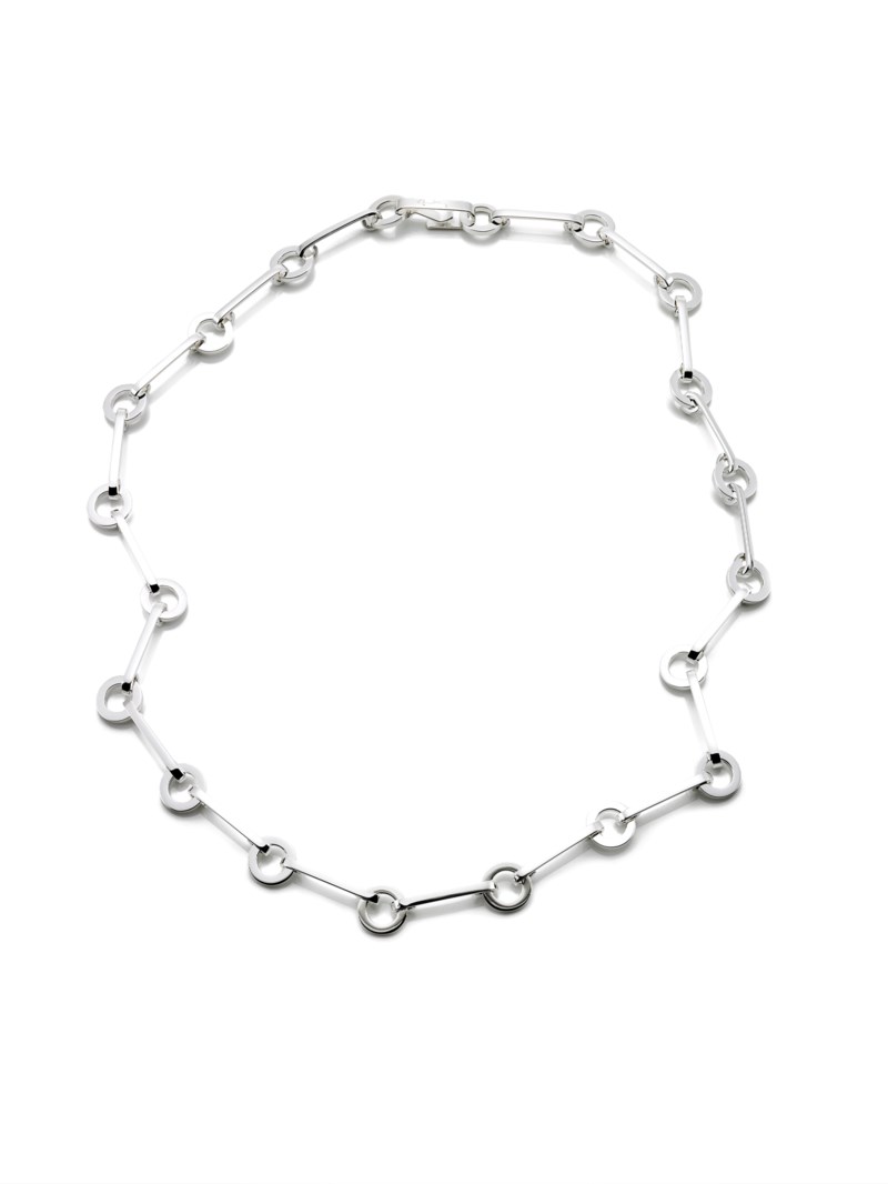 Ring chain collier necklace