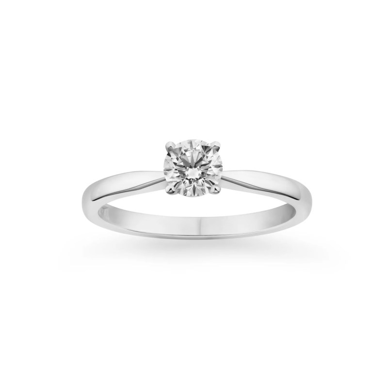 Slim modern engagement ring wg