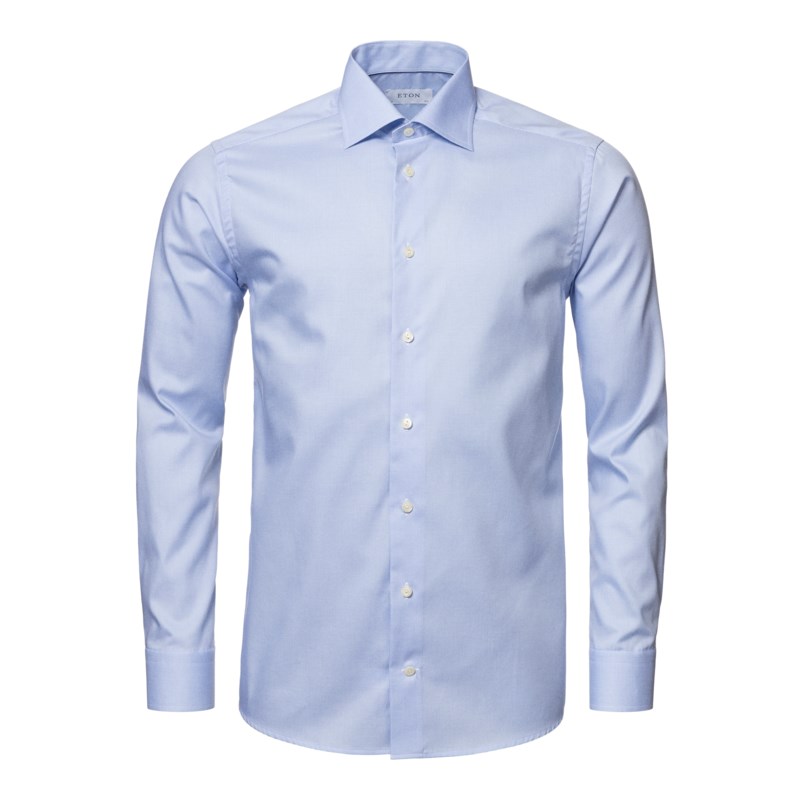 Skjorta i fine twill med hundtandsmönster contemporary fit