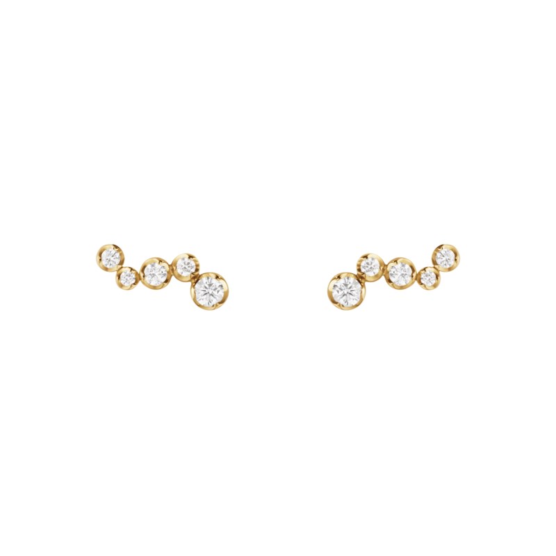Gj signature earstud 1652d 0.18ct yg