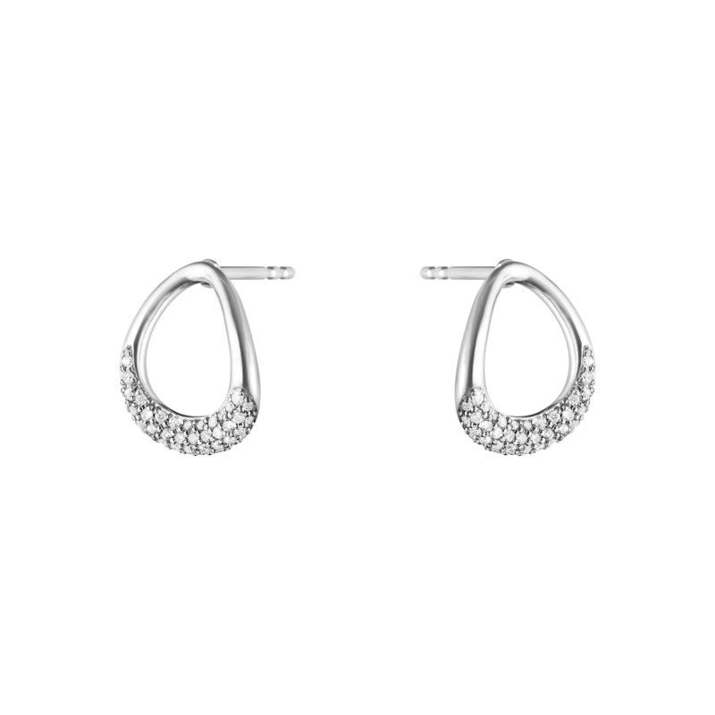 Offspring ear pave 0.19ct ag