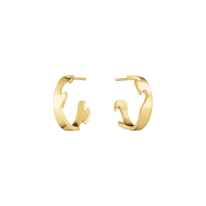 Fusion earrings large hoops