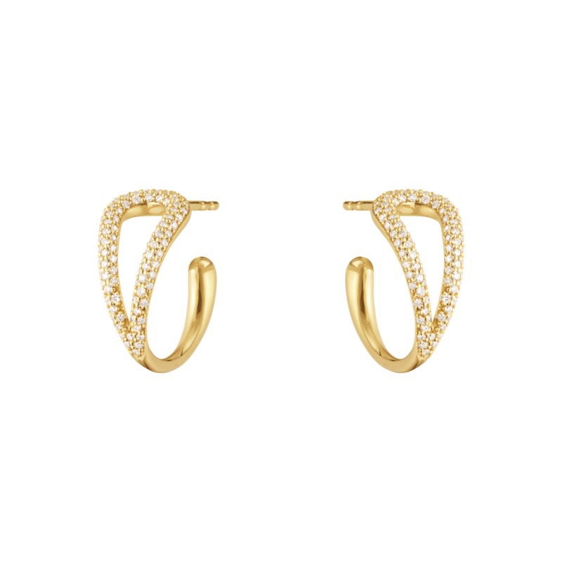 Mercy earrings swirl hoops
