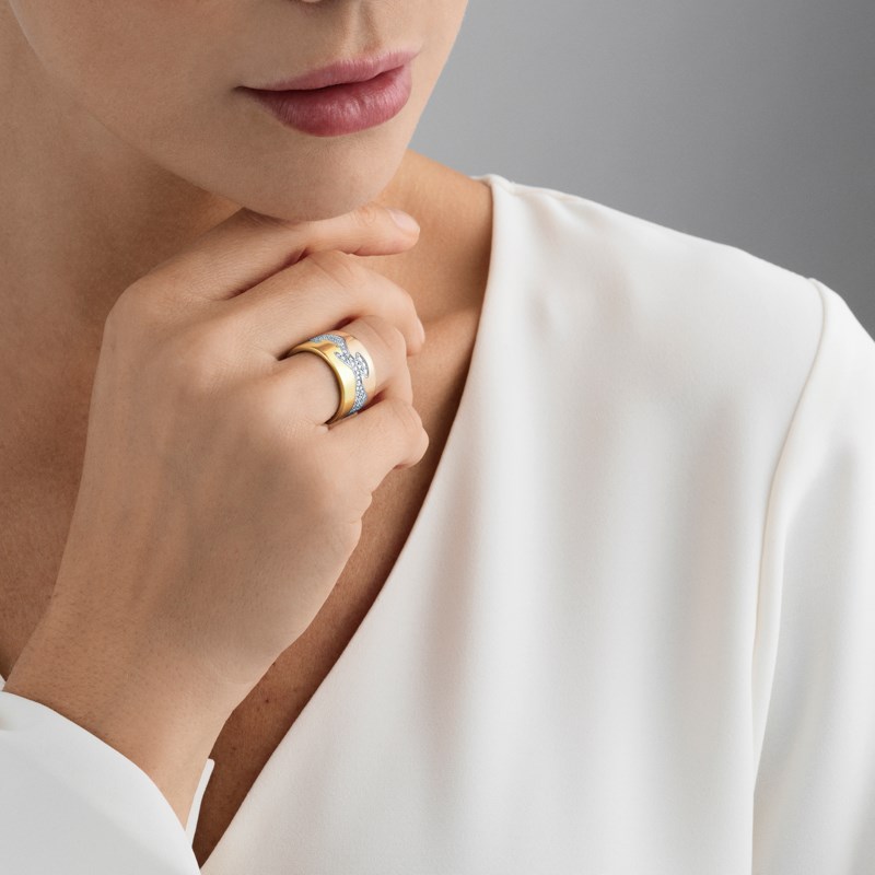 Georg Jensen Fusion mittenring dam – bild 2