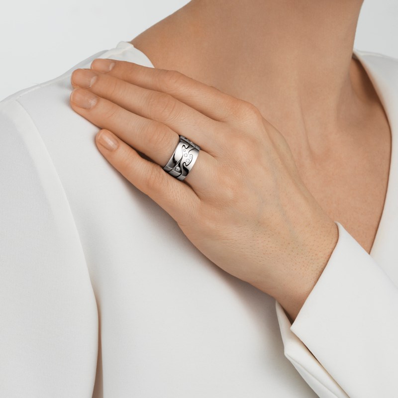 Georg Jensen Fusion mittenring dam – bild 2