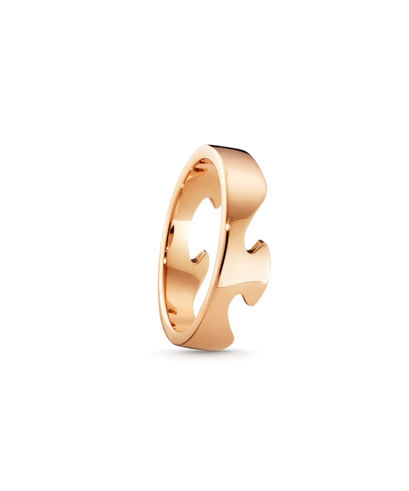 Fusion ytterring rosé guld 2