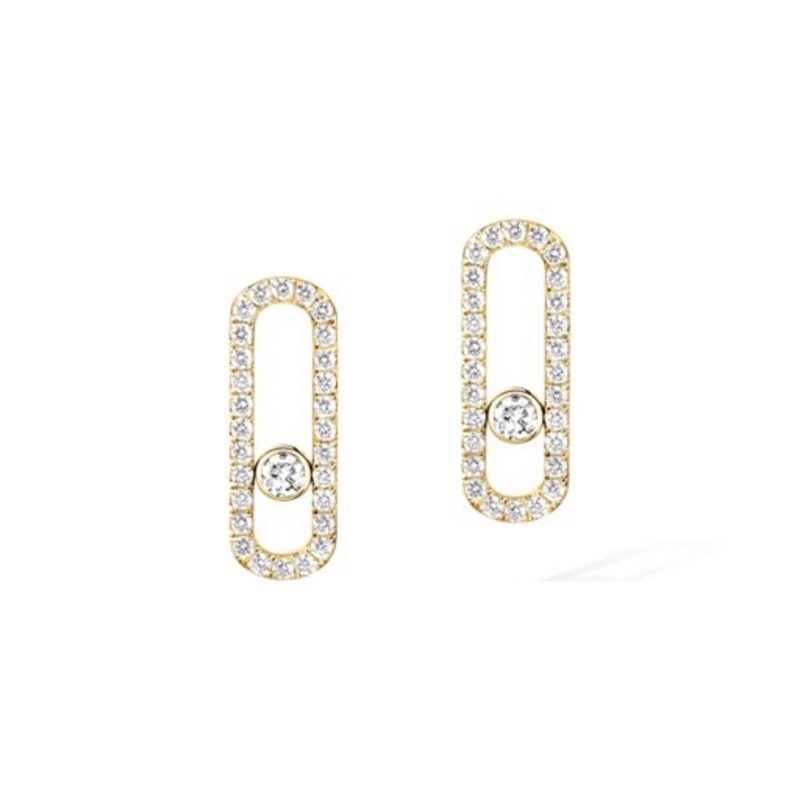 Move uno pavé earrings yg