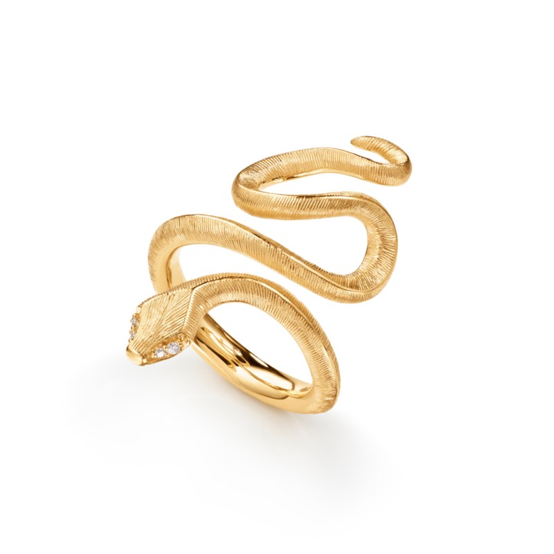 Snake ring mellan